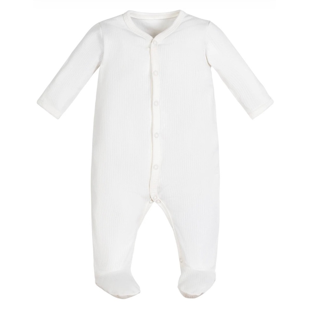 A Set of 2 Organic Baby Footies